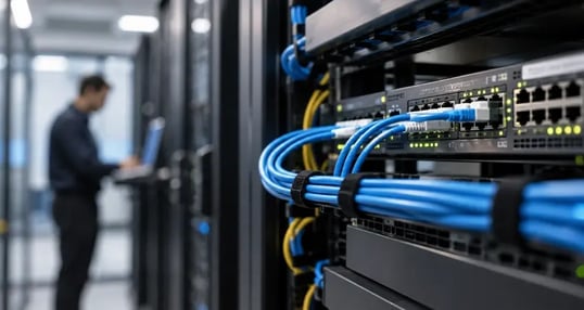 Infraestructura de red empresarial para un servicio de Internet Dedicado