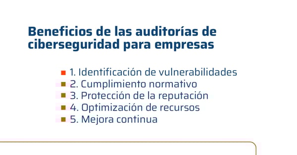 beneficios de las auditorias de ciberseguridad